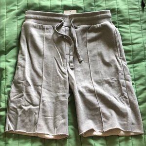 Grey Cotton Sweatshorts Fashion Nova Men
